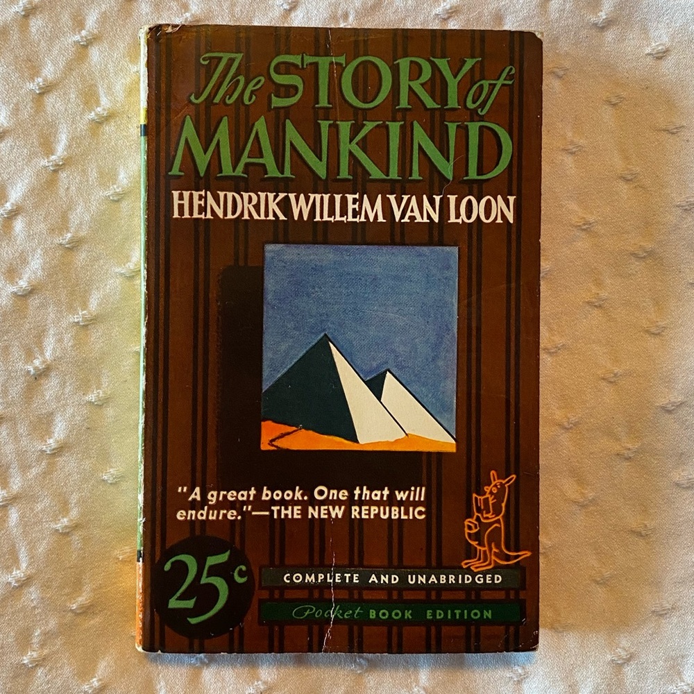 The Story of Mankind Van Loon 1939 Pocket Book